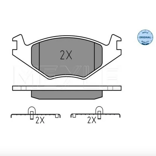 Brake Pad Set for 239x20mm Discs Golf Mk1 GTI