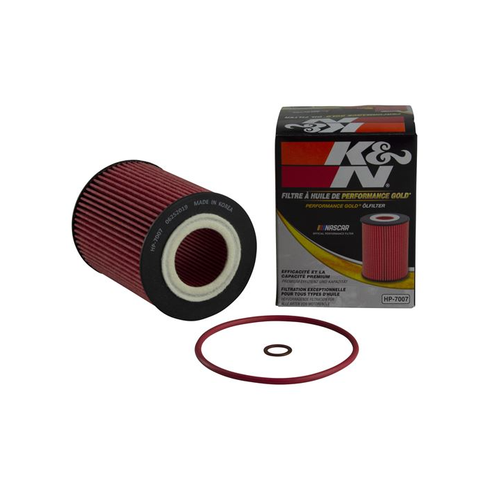 K&N performance Oilfilter with viton gasket